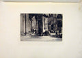 Original Old Antique Print Mordant Church Saint-Marc Meissonier Etching 1893