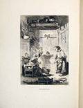 Original Old Antique Print Belphegor Beast-Man Fontaine Etching 1883 Victorian