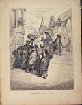 Original Old Antique Print Bird Wounded Arrow Story Image Aesop Fable Xxxvi
