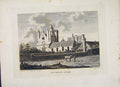 Original Old Antique Print Wyrtes Houses Edinburgh Scotland Fine Art