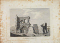 Original Old Antique Print St Anthony Chapel PlateScotland Edinburgh