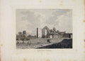 Original Old Antique Print Restalrig Church Edinburgh Scotland 1797 18th Century