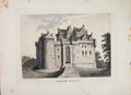 Original Old Antique Print Dalhouse Castle PlateFine Art Scotland
