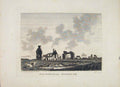 Original Old Antique Print Cifterian Nunnery Berwick Haddintonshire Scotland