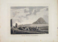 Original Old Antique Print Cifterian Monastry Beriwck Haddingtonshire Scotland