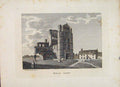 Original Old Antique Print Roxburghshire Kelso Abbey Scotland C1797 18th Century