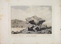 Original Old Antique Print Laggan Stone PlateScotland Galloway