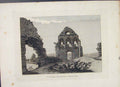 Original Old Antique Print Stirlingshire Nunnery Mannel Emanuel C1797 18th