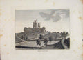 Original Old Antique Print Angusshire Red Castle Fine Art C1797 18th Century