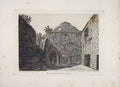 Original Old Antique Print Fifeshire Balmarinock Abbey Fine Art