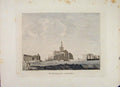 Original Old Antique Print Fifeshire Dumfermling Abbey Plate 20th Century
