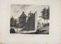Original Old Antique Print Fifeshire Den Miln Castle Fine Art C1797 18th Century