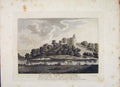 Original Old Antique Print Berwickhshire Little Den Tower House