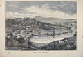 Original Old Antique Print Ludlow Whitcliffe England C1878 Fine Art Victorian