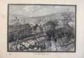 Original Old Antique Print C1878 Fine Art Bath Beechen Cliff Art 19th