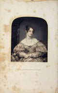 Original Old Antique Print Honble Mrs Pelham Portrait Editorial
