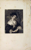 Original Old Antique Print Orphan Portrait Shapre Editorial C1836 19th Century