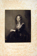 Original Old Antique Print Countess Chesterfield Emiment People Portrait