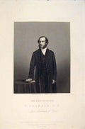Original Old Antique Print His Grace The Archbishop York Portrait C1860 19th