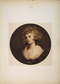 Original Old Antique Print Parsons Daughter George Romney Sepia Style Fine Art