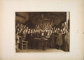 Original Old Antique Print Peace Munster Sepia Style Gerard Terburg 1901 20th