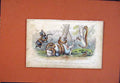 Original Old Antique Print Anaconda Snake Rattlesnake Cobra Reptile Hand Colored
