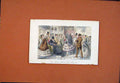 Original Old Antique Print C1850 John Leech Hand Colored Sir Thomas Trout 19th