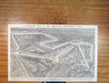 Original Old Antique Print Panoramic Coronation Processional Route