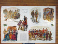 Original Old Antique Print Englishman Christmas Among English Color Art