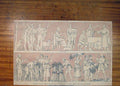 Original Old Antique Print Agriculture Albert Houall Mosaic Kensington