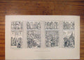 Original Old Antique Print Painting Left Transept Pantheon Alexandre Cabanel