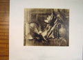 Original Old Antique Print Retour De Chasse Fine Art C1900 20th