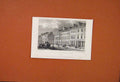 Original Old Antique Print East Side St Anresw Square Efinburgh 1883 Victorian
