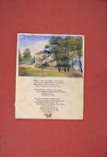 Original Old Antique Print Durdanion C1860 Castle Poem Fine Art Painting 19th