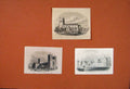 Old Antique Print Melksham Church College Cheltenham Collegiate Southwell