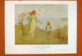 Original Old Antique Print Vision Spring Millie Dow Fine Art Oil
