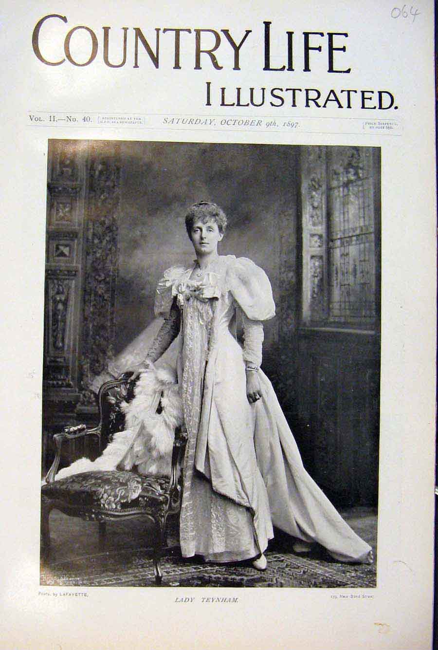 Original Old Antique Print Country Life Approx. 40 Pictures October 9Th 1897