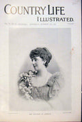 Original Old Antique Print Country Life Approx. 40 Pictures October 16Th 1897