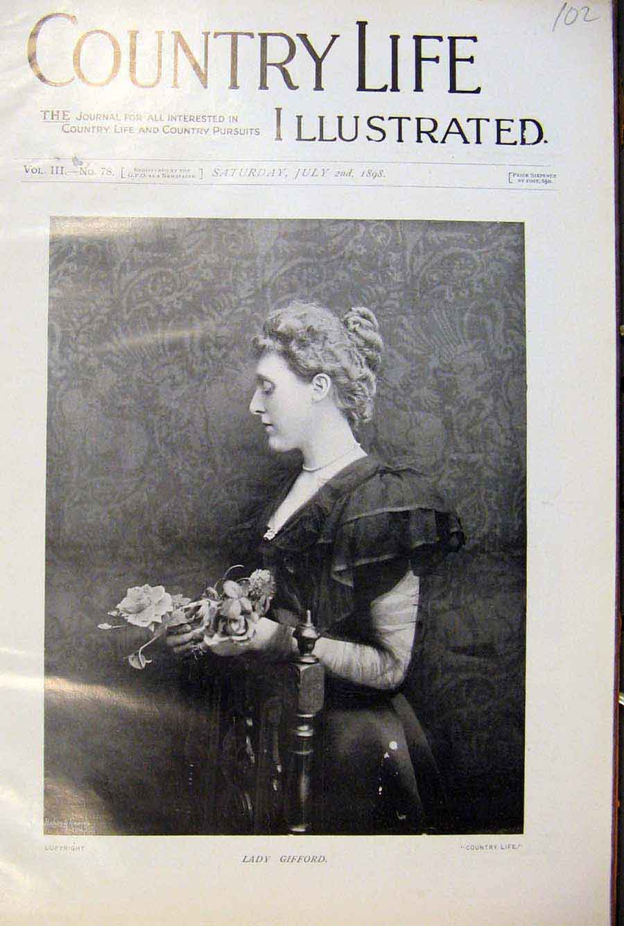 Original Old Antique Print Country Life Approx 40 Pictures July 2Nd 1898