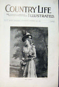 Original Old Antique Print Country Life Approx. 40 Pictures October 15Th 1898
