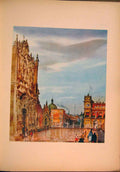 Old Antique Print Sacrarium Fa∆?Ade & View Moneda Street Mexico Cathedral
