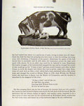 Original Old Antique Print Staffordshire Pottery Model Bull Baiting Art