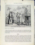 Original Old Antique Print Bas Bronze Dog Art Joachim Retires Sheepf