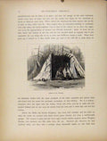 Original Old Antique Print Indians Columbia Engraving Fine Art C1872 Victorian