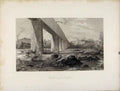 Original Old Antique Print Steel Engraving C1872 Richmond James River Victorian