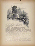 Original Old Antique Print St Johns Church C1872 Wood Engraving 19th