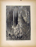 Original Old Antique Print Cleopatras Needle Anthonys Pillar C1872 Victorian