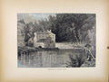 Original Old Antique Print Cotton Mills Rideles Bank Fine Art C1872 Victorian