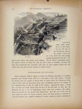 Original Old Antique Print C1872 Hot Springs Fine Art Wood Engraving Victorian