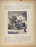 Original Old Antique Print Newport Commodore Perrys Statue Mill